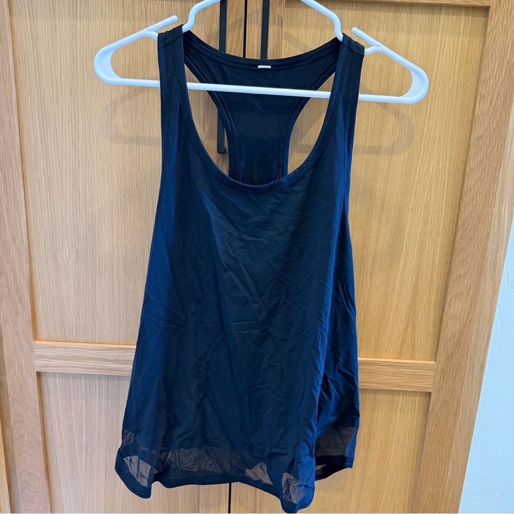 Lululemon Black Racerback Tank Top